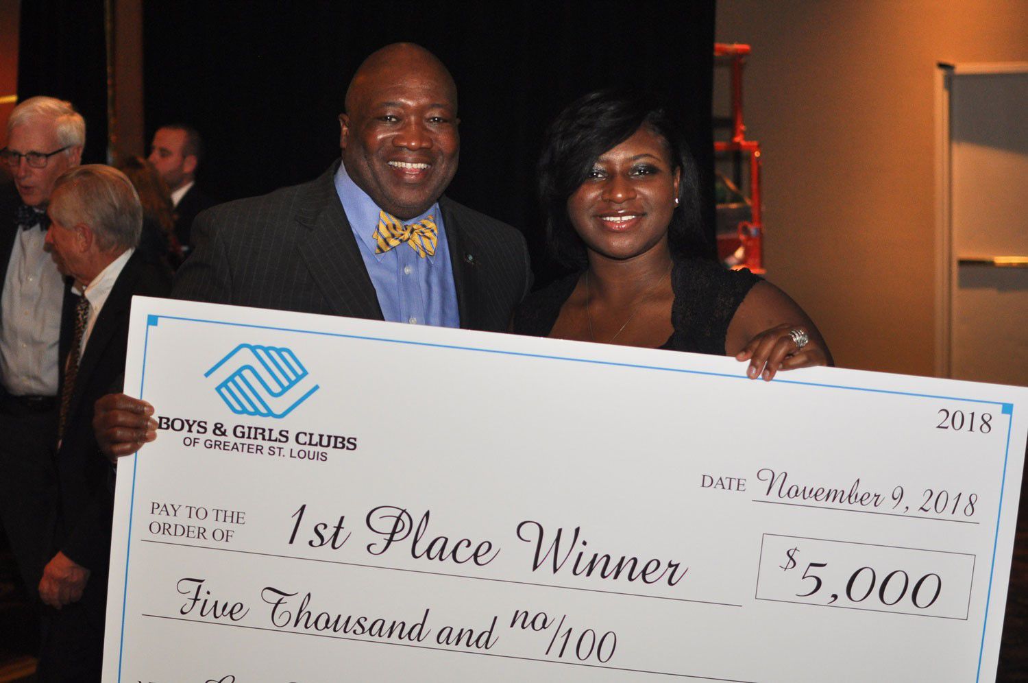Dr. Flint Fowler, President, BGCSTL, and Kahalia Adams.jpg